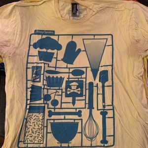 Men’s XL Johnny Cupcakes Ts- worn/used.